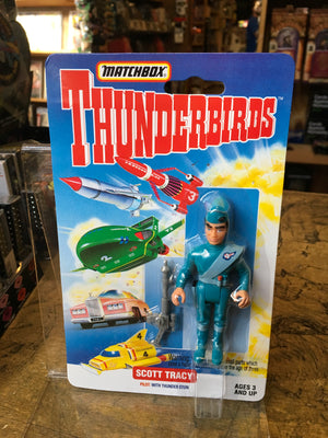 Thunderbirds : Scott Tracy Figure Mint On Card (Matchbox 1994)