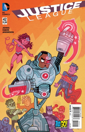 JUSTICE LEAGUE #42 (2011 New 52 Series) Teen Titans Go Variant