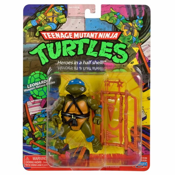 Teenage Mutant Ninja Turtles Classic Storage Shell Action Figure 4-Pack