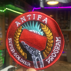 Embroidered Patch: Antifa Super-Soldier Program