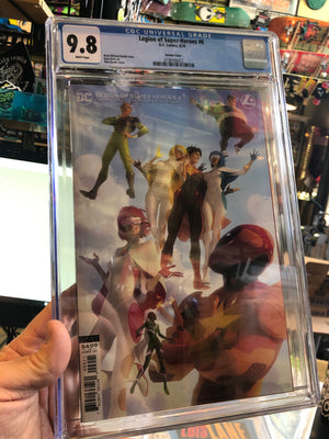 Legion of Super-Heroes #6 (First Gold Lantern) CGC 9.8 Variant Cover