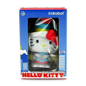 Kidrobot x Sanrio Hello Kitty Kaiju 3" Vinyl Figure - MECHAZOAR KNIGHT (LIGHT BLUE/YELLOW) MINT IN BOX