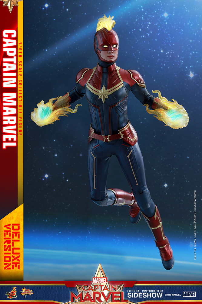 Captain Marvel Deluxe Version MMS522: Sixth Scale Figure By Hot Captain Marvel Deluxe Version MMS522: Sixth Scale Figure By Hot