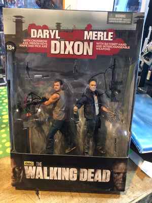 Walking Dead : MERLE & DARYL DIXON Figure MIB