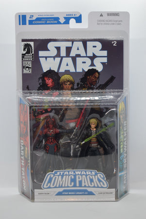 Darth Talon & Cade Skywalker Star Wars Legacy Comic Packs Action Figure 2 Pack MISB