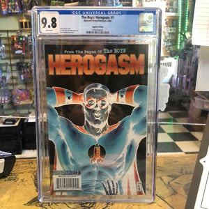 The Boys: HEROGASM #1  CGC 9.8 RETAILER INCENTIVE NEGATIVE VARIANT!