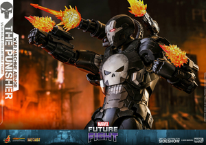Hot Toys Punisher War Machine Armor Marvel Iron Man 1/6 Scale Diecast Figure NEW
