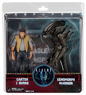 NECA Aliens Hadley's Hope Action Figure 2-Pack [Carter Burke & Concept Xenomorph]
