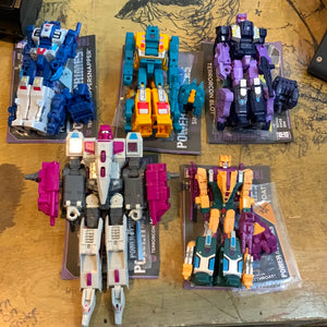 TRANSFORMERS : POWER OF THE PRIMES COMPLETE SET OF TERRORCONS / ABOMINUS MINT!!!