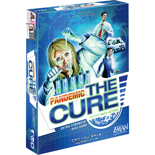 PANDEMIC: THE CURE (Extra Strength Dice Game) Z-Man Games