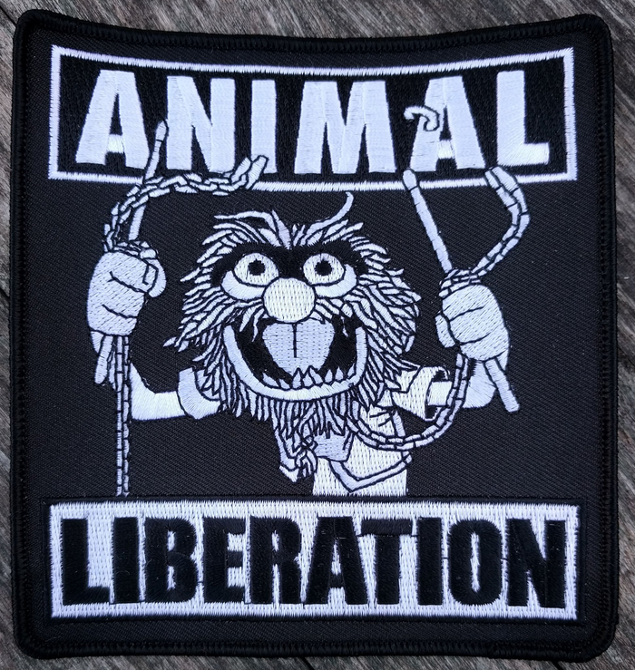 Embroidered Patch: Animal Liberation