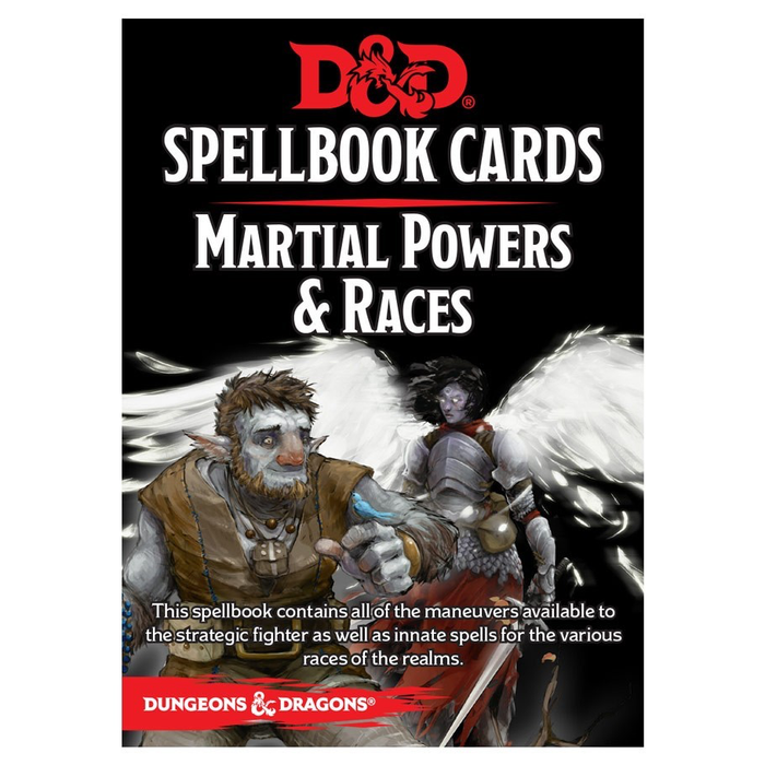 Dungeons and Dragons RPG: Spellbook Cards - Martial Powers and Races
