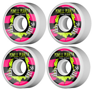 POWELL PERALTA PARK RIPPERS 2 PARK FORMULA SKATEBOARD WHEELS 104a (84b) 58mm