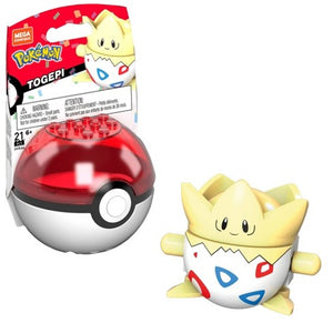 Togepi Pokéball - Mega Construx Series 14 Pokémon Set