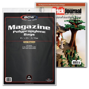 Magazine Bags - Thick 8.5" x 11" (100 Count) (BCW OR Comic Care Depending on Availability)