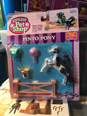 Littlest Pet Shop : Sparkling Ponies Pinto Pony 1994 Kenner