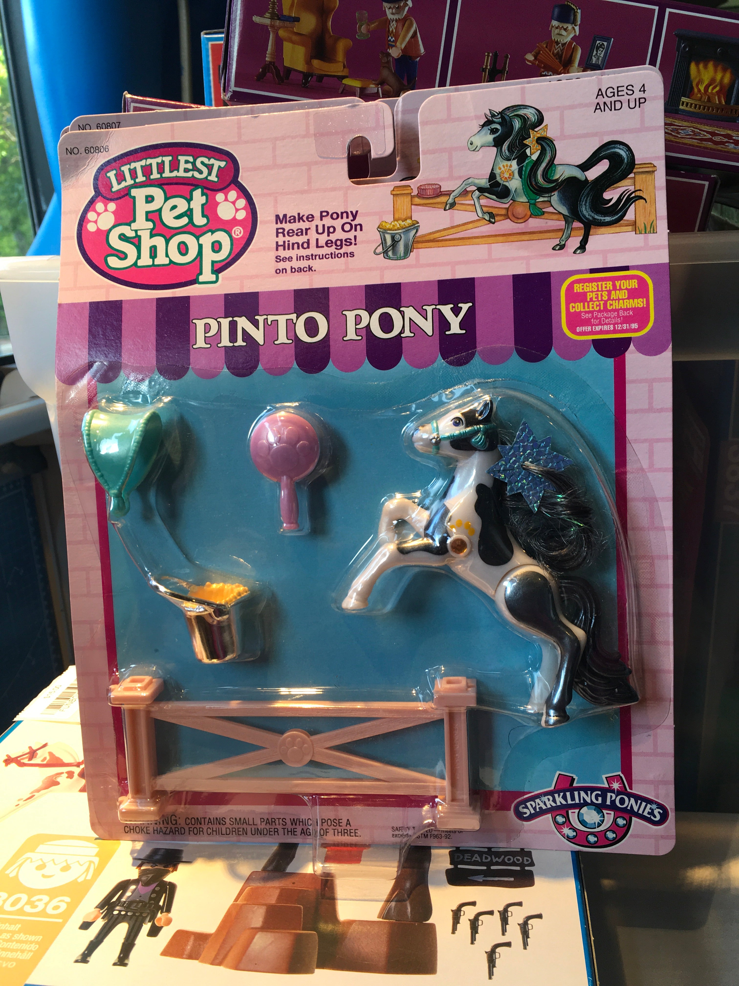Littlest Pet Shop : Sparkling Ponies Pinto Pony 1994 Kenner – Fun