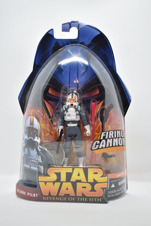 STAR WARS REVENGE OF THE SITH: Clone Pilot (Firing Cannon)  MOC