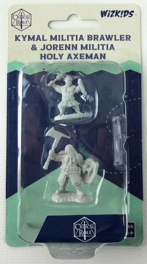 Critical Role: Kymal Militia Brawler & Jorenn Militia Holy Axeman Mini Figure