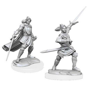 Critical Role Unpainted Miniatures: W1 Half-Elf Xhorhas Paladin  Mini-Figure