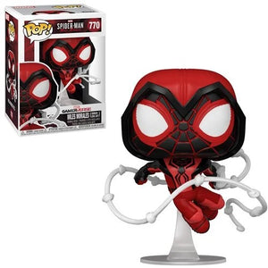 Miles Morales : Crimson Cowl Suit Pop! Vinyl