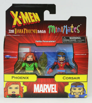 Marvel Minimates 2-Inch Vinyl Figure - Dark Phoenix & Corsair 2-Pack MIB