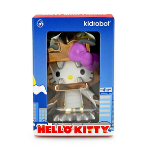 Kidrobot x Sanrio Hello Kitty Kaiju 3" Vinyl Figure - MECHA (METALLIC ORANGE/GOLD)