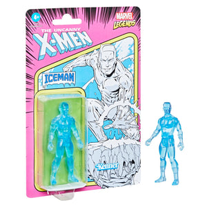 Marvel Legends Retro 3.75" Collection Iceman 3 3/4-Inch Action Figure Mint on Card