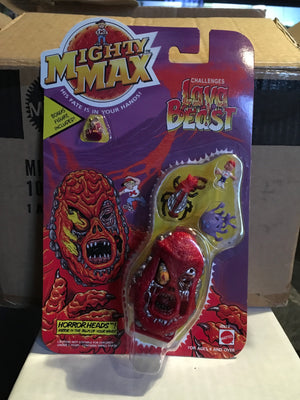 Mighty Max Horrorheads : Lava Beast MOC Case Fresh No Sticker