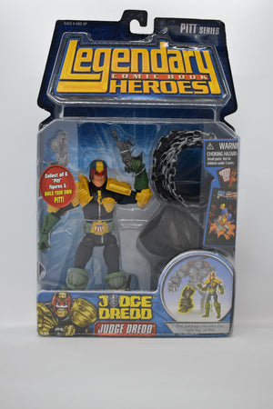 Legendary Comic Book Heroes : Judge Dredd MOC  (PITT Right Leg BAF)