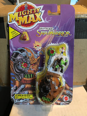 Mighty Max Horror Heads : Skullwarrior MOC Case Fresh No Sticker