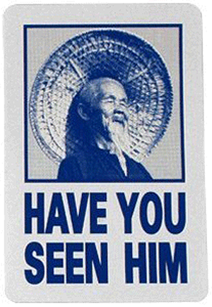Sticker: Have You Seen Him? Animal Chin Powell Peralta