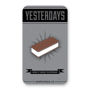 Enamel Pin: Ice Cream Sandwich (YESTERDAYS)