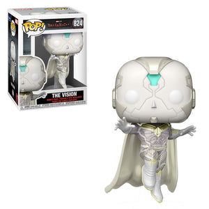 POP WANDAVISION WHITE VISION VINYL FIG In Pop Protector