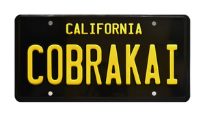 Cobra Kai Season 2 Johnny’s Challenger Metal Stamped Replica Prop License Plate