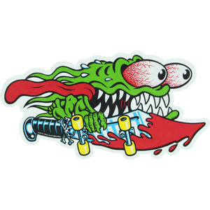 Sticker: Santa Cruz Skateboards Slasher  - 3.25" x 6.25"
