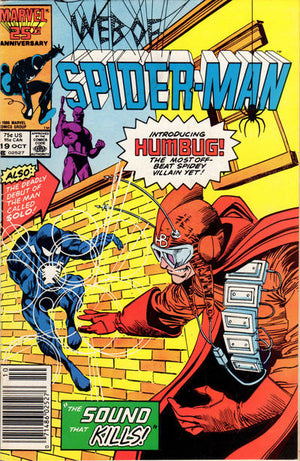 Web of Spider-Man #19 (1985 Series) Newsstand Edition