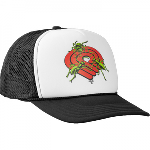 Powell Peralta Ants Trucker Cap : White Red Black