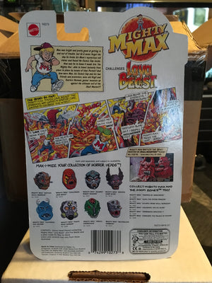 Mighty Max Horrorheads : Lava Beast MOC Case Fresh No Sticker