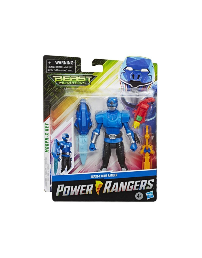Power Rangers Beast Morphers : Beast-X Blue Ranger 6" Action Figure MOC
