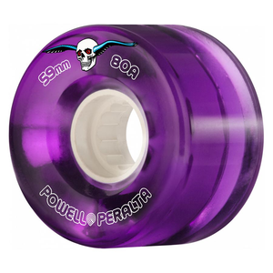 Powell Peralta H2 Clear Cruiser 59mm 80a Purple Wheels (Set of 4)
