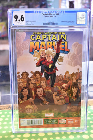 Captain Marvel #17 2nd Appearance of Kamala Khan 9.6 CGC