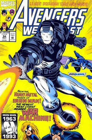 Avengers West Coast #94 (First War Machine)