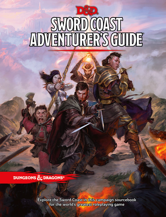 Dungeons & Dragons : SWORD COAST ADVENTURER'S GUIDE (Hardcover) D&D RPG Adventure