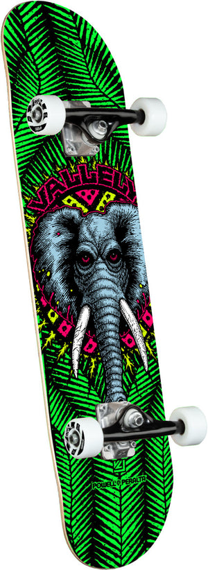 Powell Peralta Vallely Elephant One Off Green Birch Complete Skateboard - 8 x 31.45