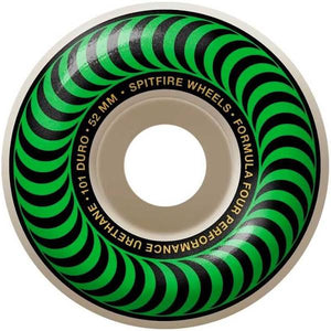 Spitfire Formula Four Classic Wheels Green 101D 52mm
