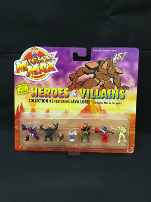 Mighty Max Heroes & Villains : Collection #2 Featuring Lava Lord MOC (Case Fresh/No Sticker)