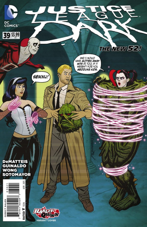 Justice League Dark #39 (2011) Harley Quinn Variant