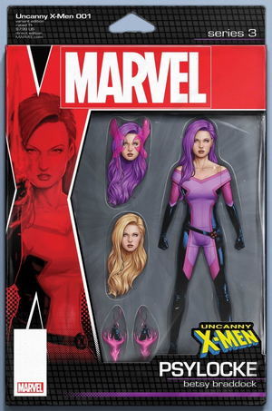 UNCANNY X-MEN #1 CHRISTOPHER ACTION FIGURE PARTY SKETCH VAR