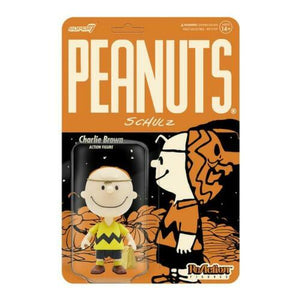 Peanuts Halloween Charlie Brown Masked W4 Reaction Figure MOC